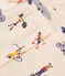 Pyjama short en coton imprimé multi sports enfant blanc AVALANCHE/ MULTICO