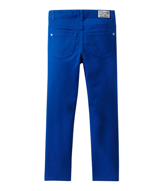 Pantalon de couleur garçon en jean bleu PERSE