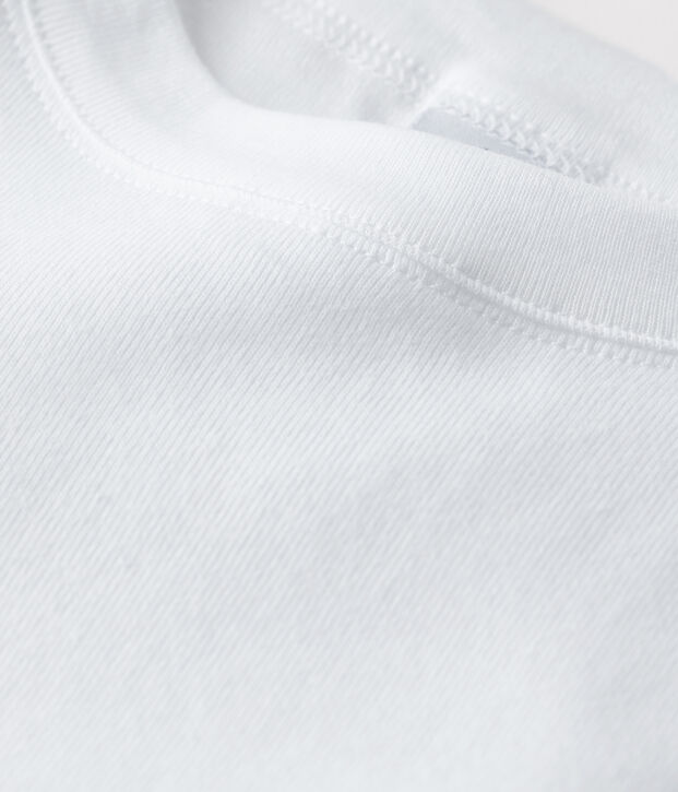 Tee-shirt L'ICONIQUE col rond en coton Femme blanc