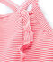 Maillot de bain 1 pièce enfant fille rose GROSEILLER/blanc MARSHMALLOW