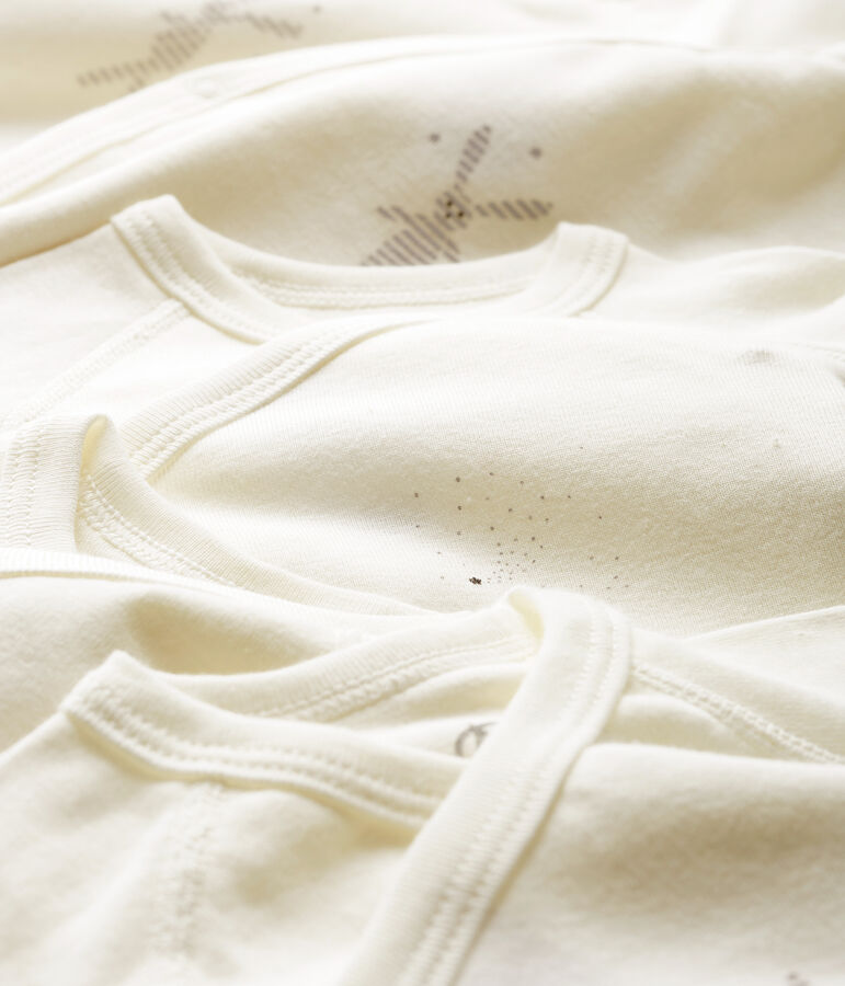 Lot de 5 bodies naissance manches longues b&eacute;b&eacute; variante 1