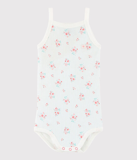 Body à bretelles bébé fille blanc MARSHMALLOW/blanc MULTICO