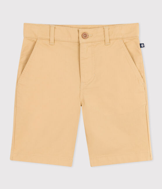 Bermuda en toile de coton enfant  garçon beige FACILE