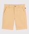 Bermuda en toile de coton enfant  garçon beige FACILE