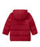 Doudoune enfant garçon déperlante rouge TERKUIT