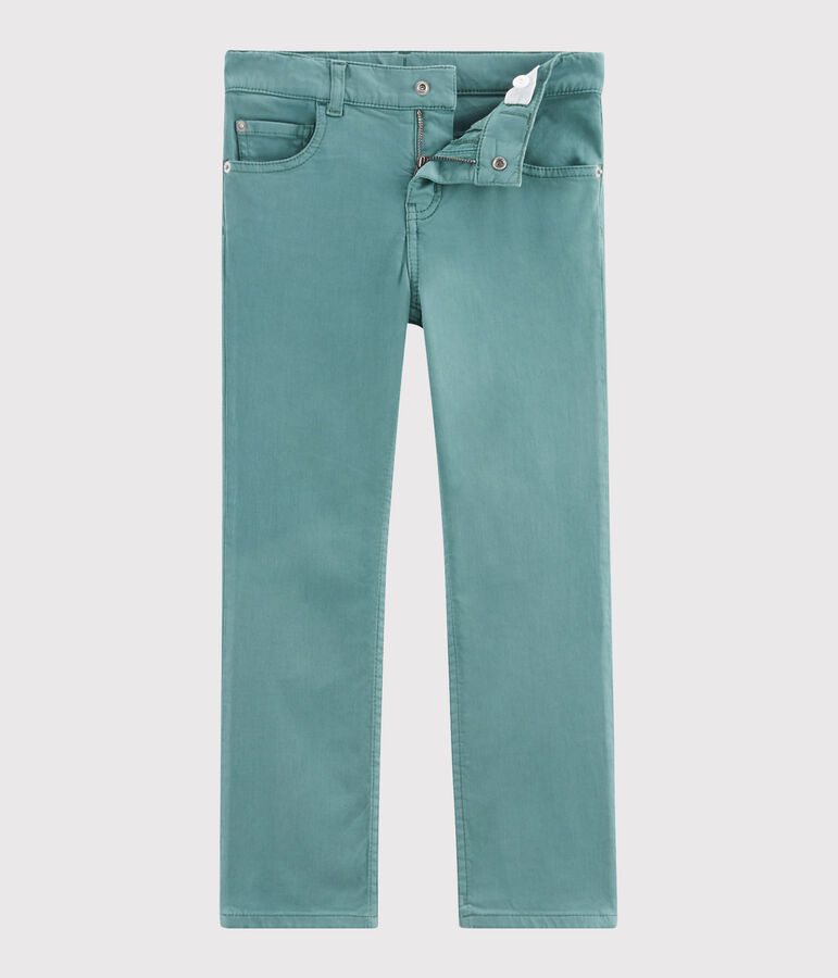 Pantalon enfant gar&ccedil;on vert