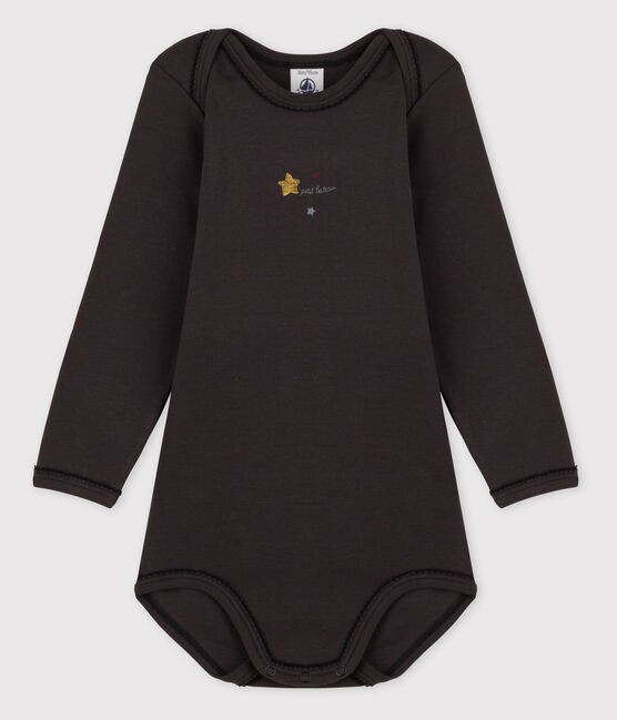 Body manches longues bébé fille gris CAPECOD
