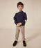 Sweatshirt en molleton chaud enfant garçon bleu SMOKING