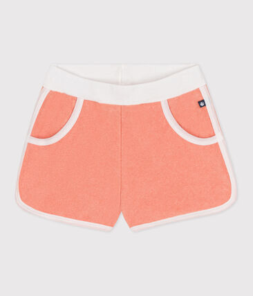 Short enfant en coton éponge uni