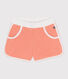 Short enfant en coton éponge uni