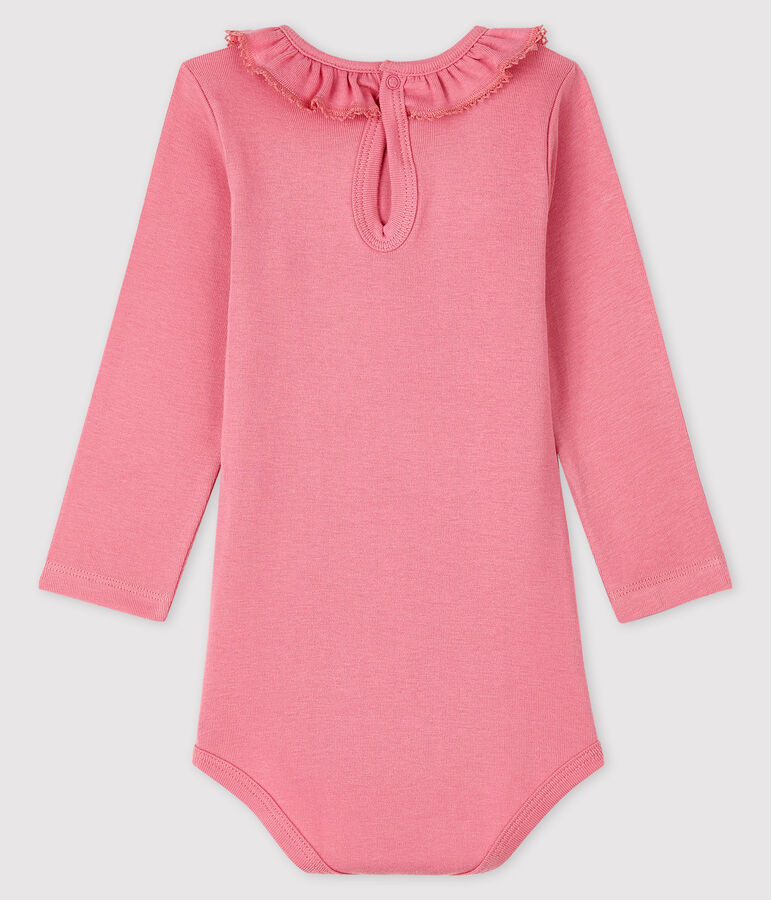 Body manches longues b&eacute;b&eacute; fille rose