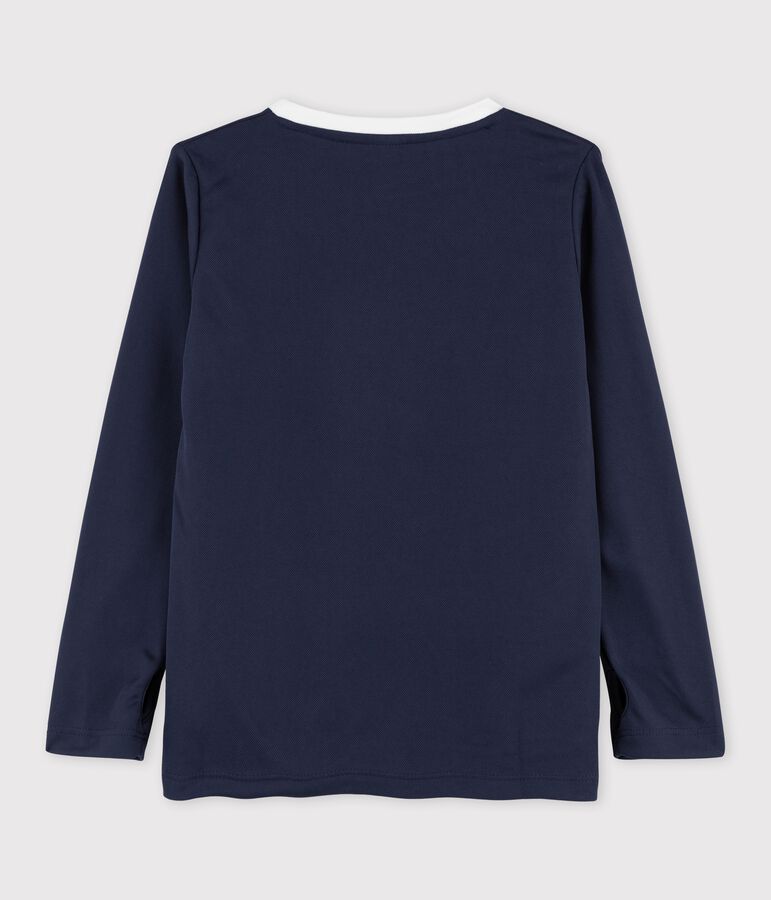 Tee-shirt de sport enfant fille bleu