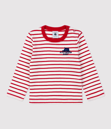 PETIT BATEAU - Tee-shirt rayé en coton bébé