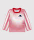 Tee-shirt rayé en coton bébé