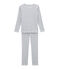 Pyjama petit garçon coupe ajustée gris POUSSIERE/bleu MEDIEVAL