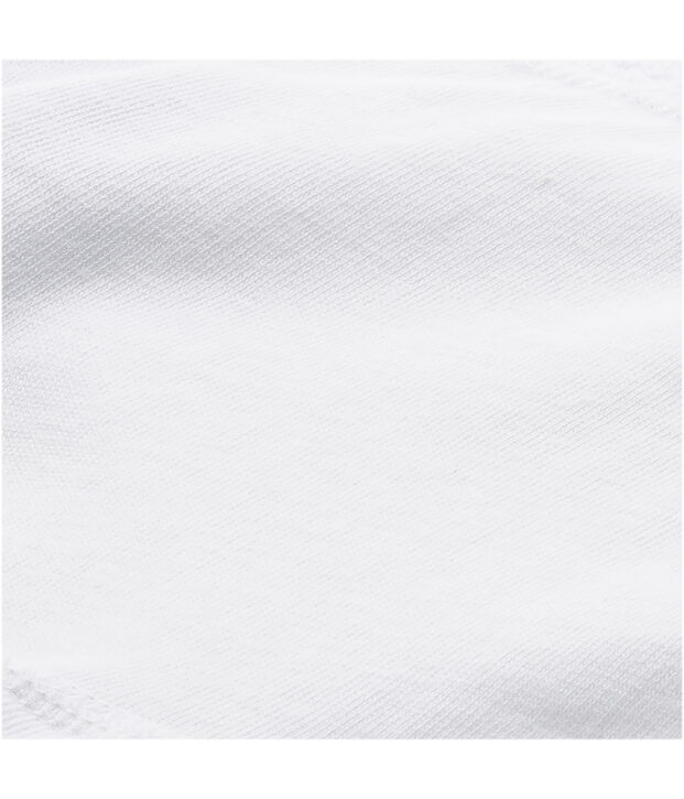 Boxer fille uni blanc