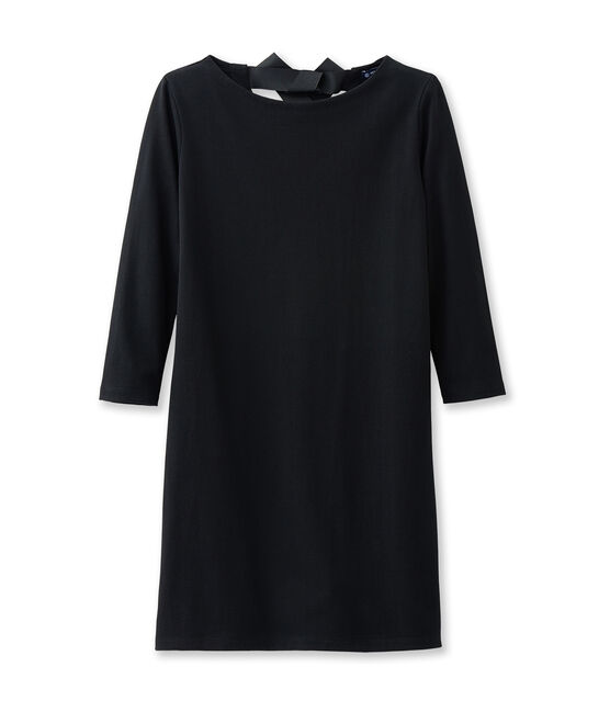 Robe femme à manches longues noir NOIR