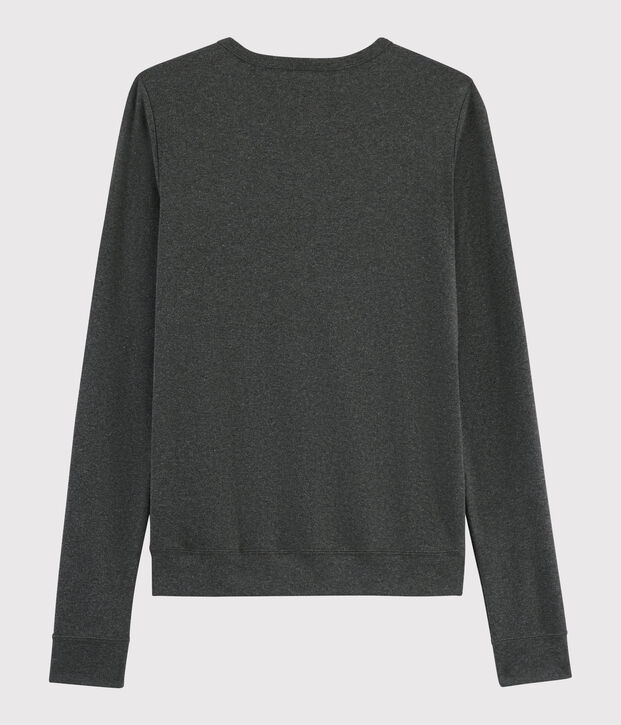Cardigan iconique en coton Femme gris
