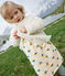 Robe manches longues en tubique matelassé imprimé bébé blanc AVALANCHE/ MULTICO