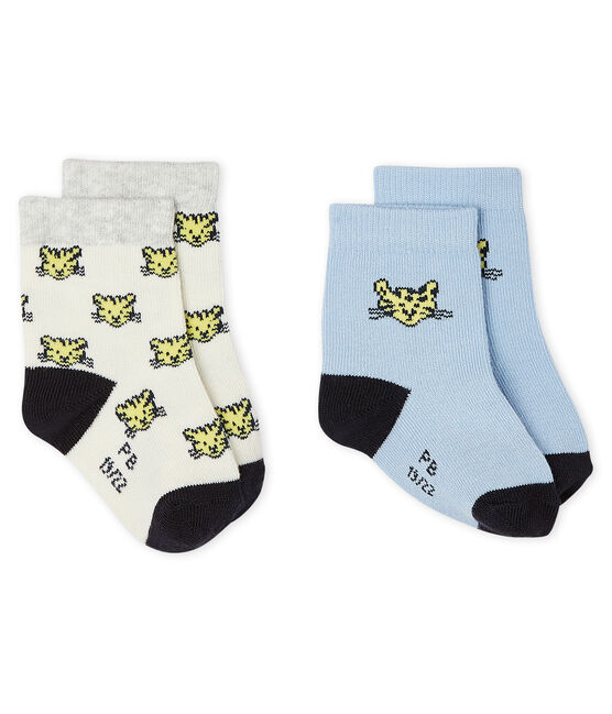 Lot de 2 paires de chaussettes bébé garçon variante 1