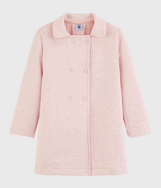 Manteau en tubique matelassé enfant fille rose MINOIS
