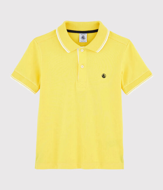 Polo manches courtes enfant garçon jaune RAIPONCE