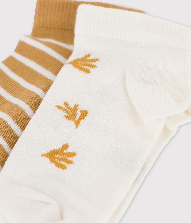 Lot de 2 paires de chaussettes enfant gar&ccedil;on multicouleur