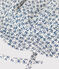 Capeline en gaze de coton fleurs bleues bébé fille AVALANCHE/ INCOGNITO