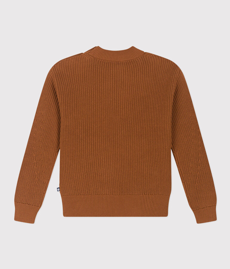 Pull en c&ocirc;te anglaise en coton Femme ALEZAN