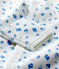Combisac à étoiles bébé en coton biologique blanc MARSHMALLOW/gris GRIS