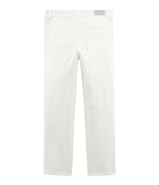 Pantalon enfant garcon blanc MARSHMALLOW
