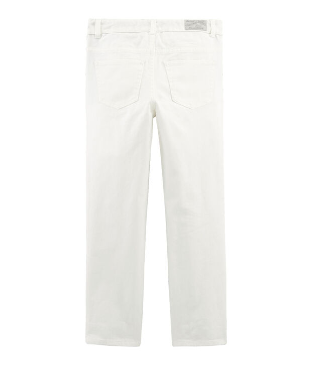 Pantalon enfant garcon blanc