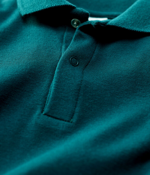 Body en coton b&eacute;b&eacute; vert