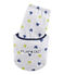 Pyjama petit garçon en côte gris POUSSIERE/blanc MULTICO