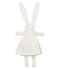 Doudou lapin raffiné blanc MARSHMALLOW