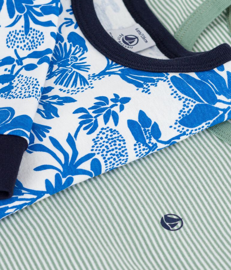 Lot de pyjamas enfant en coton imprim&eacute; variante 1