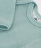 Body manches longues bébé en laine et coton vert PAUL
