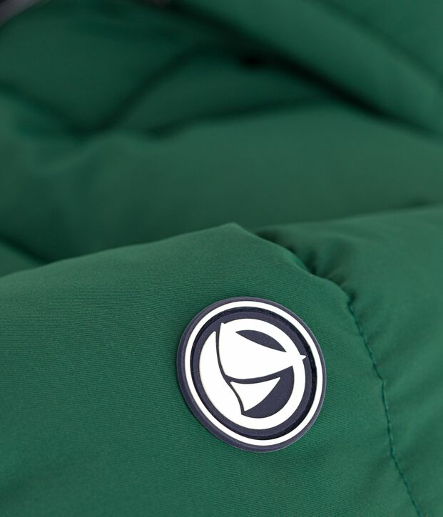 Doudoune enfant unie vert