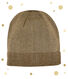 Bonnet doré pour femme