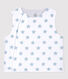 Gilet sans manches réversible bébé en coton ouatiné