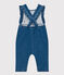 Combinaison en denim bébé. bleu JEAN