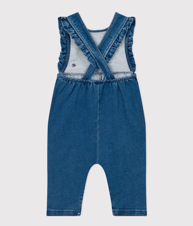 Combinaison en denim b&eacute;b&eacute;. bleu JEAN