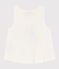 Débardeur en coton enfant fille blanc MARSHMALLOW