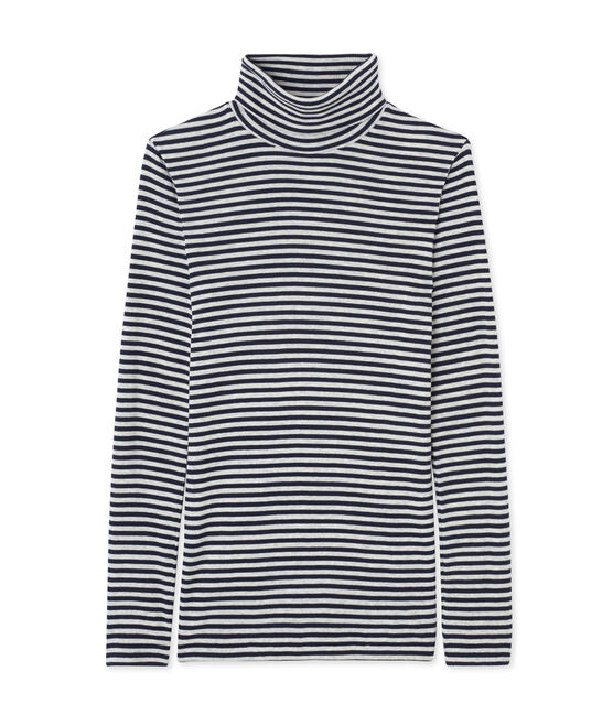 Sous-pull femme rayures Colette bleu SMOKING/gris BELUGA