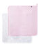 Lot de 2 langes bébé rayé et imprimé blanc LOT