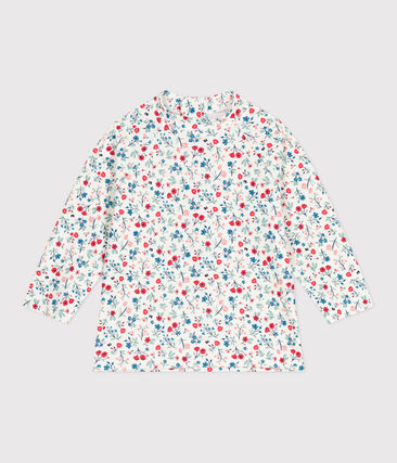 T-shirt anti UV bébé, imprimé fleuri