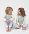 Pyjama enfant en coton &agrave; rayures bleu/multicouleur