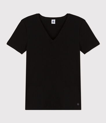 Tee-shirt l'Iconique manches courtes en côte unie femme