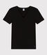 Tee-shirt l'Iconique manches courtes en côte unie femme