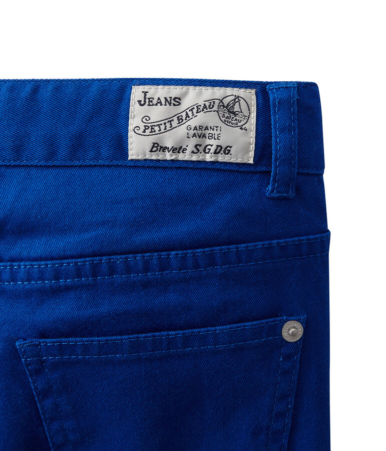 Pantalon de couleur gar&ccedil;on en jean bleu